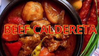 BEEF CALDERETA RECIPE [upl. by Eiro]