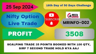 18th Day of 50Days Challenge  by MRINFO002Profit3508 Learn How To Earn In Share MarketScalping [upl. by Barrington]