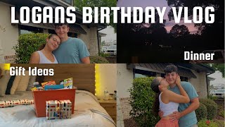 MY BOYFRIENDS BIRTHDAY VLOG gift ideas birthday dinner surprise presents etc [upl. by Navert]