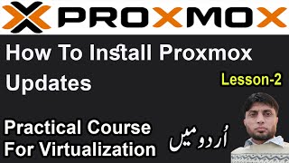 How To Install Proxmox Updates  Proxmox VE 83  Lesson2 [upl. by Sadonia]