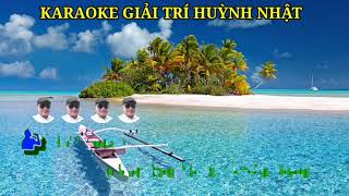 KARAOKE SƯƠNG TRẮNG MIỀN QUÊ NGOẠI Tone nam Huỳnh Nhật [upl. by Aerdnael]