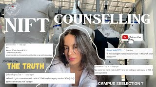 NIFT ranks are out  campus cut offs  Truth about nift counselling [upl. by Christabella662]