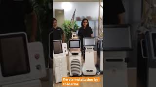 Cosderma kerala installation at Cochin diolash diode Picotech laser [upl. by Airemahs310]