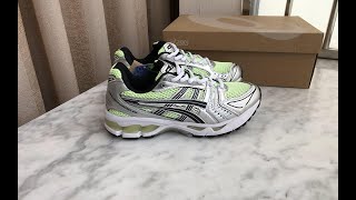 ASICS Gel Kayano 14 Illuminate Yellow Sneaker Review [upl. by Delwyn]