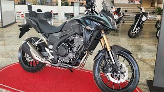 NOVA CB 500X 2024  CROSSOVER VERDE FOSCO [upl. by Gregg746]