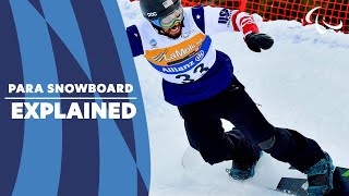 Para Snowboard Explained  Paralympic Games [upl. by Aisereht536]