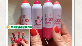 NOVEDADES MERCADONA MARZO COLECCIÓN LIP KISS BALMBÁLSAMOS LABIALES [upl. by Vic708]