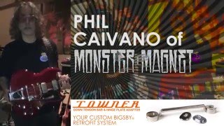 Phil Caivano of Monster Magnet Reviews TOWNER System with a BIGSBY B3 [upl. by Philipson93]