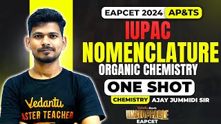 IUPAC Nomenclature Organic Chemistry Class 11  EAPCET Chemistry  Pakka 3540 In EAPCET 2024 [upl. by Aynna]