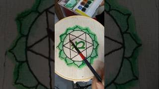 Anahata chakra embroidery anahata chakracorazon hechoamano bordado music [upl. by Edik]