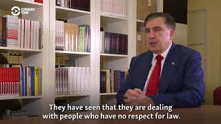 Saakashvili Interview Its Either Us Or Them [upl. by Ryhpez798]