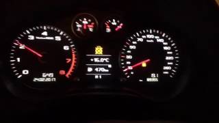 Audi A3 8P 18tfsi stage 2 acceleration 0100 [upl. by Raquela]