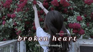 Broken Heart Mashup 2024  Darshan Raval Slowed and Reverb lofi [upl. by Enilegna809]