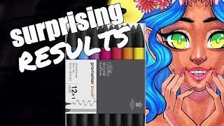 Winsor amp Newton Promarker Brush  Marker Review [upl. by Nadabas681]