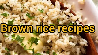 How to Cook Brown Rice delicious browned rice cooking [upl. by Merlina]