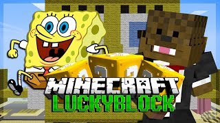 Minecraft Lucky Block SPONGEBOB Modded Minigame w BajanCanadian TBNRFrags and Woofless [upl. by Mintz]