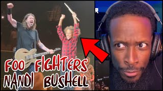 SHE’S ONLY 11⁉️  Foo Fighters w Nandi Bushell  Everlong amp Nandi Intro LIVE  REACTION [upl. by Camellia]