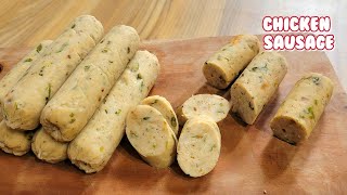 Chicken sausage  Easy steps to making perfectly and delicious Sausages  Sausage recipe [upl. by Doley]