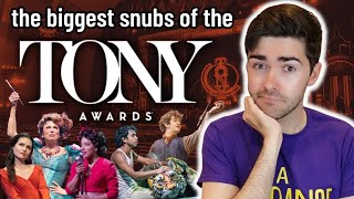 who didnt get TONY nominations this year  the snubbed Broadway shows of the 2023 Tony Awards [upl. by Laehcym140]