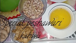 Special Peshawari KahwaBasic Recipe of peshawari kahwaSpecial Green tea recipe [upl. by Allard]