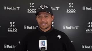 Xander Schauffele Friday Flash Interview 2024 ZOZO CHAMPIONSHIP © PGA Tour [upl. by Stout]