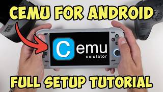 Play Wii U Games on Android StepbyStep CEMU Guide 2024 [upl. by Naleag]