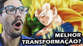 O SSJ3 É MELHOR TRANSFORMAÇÃO DO GOKU DB Super ep113 react [upl. by Eical958]