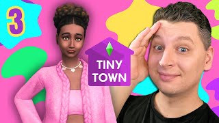 Wylosowaliśmy TRUDNY kolor 💗 WYZWANIE TINY TOWN w Sims 4  odcinek 3 [upl. by Maclaine]