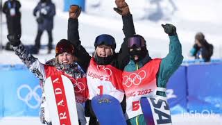 zoi Sadowskisynnott wins gold in womens snowboard slopestyle  Beijing 2022  2022 [upl. by Edyaj42]