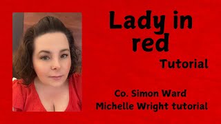 Lady in red line dance tutorial Advanced NC2S by Simon Ward [upl. by Neelia]