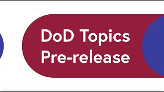 DoD Topics Pre release 2022 – Idellas Ideas [upl. by Esereht984]