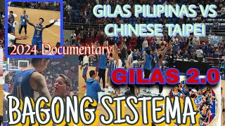 Ang Bagong GILAS PILIPINAS sa kamay ni TIM CONE  GILAS vs Chinese TAIPEI doku [upl. by Ayotahc]