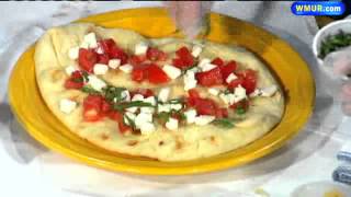 Margherita Naan Bread Pizza [upl. by Herrick]