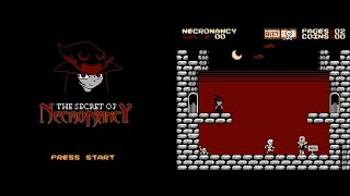 The Secret of Necro Nancy Homebrew NES  Gameplay Demo [upl. by Rehpoitsirhc]