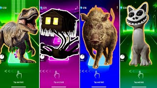 🦖 The Jurassic World vs Spider Head Hause vs Peppy Pig 🐷 vs Zoonomaly  Coffin Dance 🪩 [upl. by Ringe290]