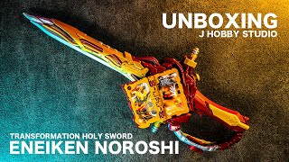 Kamen Rider Saber DX Eneiken Noroshi  Unboxing and Henshin Sound [upl. by Dibbrun]