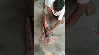 Alat pemotong keramik granite manual tile cutter tukang keramik granite [upl. by Retsae]