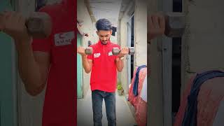 Biceps workout with dumbbells motivation homeworkout bicepsworkout dumbbell MudassirRashid [upl. by Arun742]