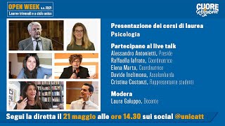 🔴Facoltà di psicologia  OpenWeekUnicatt [upl. by Laucsap]