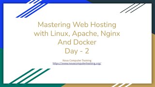 02 Day  2 Apache2 Web Server  Part 1 [upl. by Esinet978]