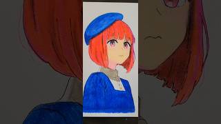 Kana arima speed drawing ⚡️ arimakana oshinoko anime jjk aot dbz naruto op opm artdrawing [upl. by Gittle774]