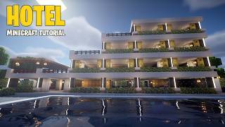 Hotel in minecraft  Tutorial [upl. by Eniwtna]