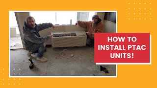 How to install a PTAC unit a diy guide for hotel maintenance [upl. by Okihsoy516]