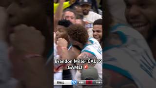 Brandon Miller’s MUST SEE TissotBuzzerBeater 🚨🔥shorts [upl. by Onil619]