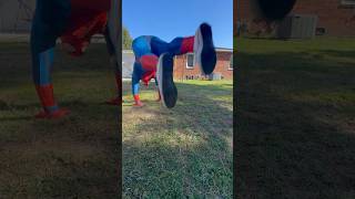 Spider Man Back Handspring Double Kick [upl. by Hasila]