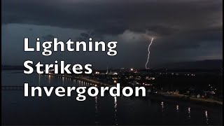 Lightening Strikes Invergordon [upl. by Shreve180]