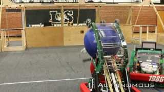 1986  Team Titanium 2014 Robot Reveal Aerial Assist [upl. by Oznecniv]