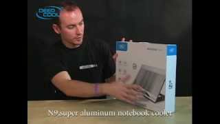 DEEPCOOL N9 notebook cooler review [upl. by Nwahsem]