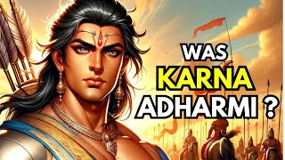 Karna In Mahabharat  A Hero Or Villain [upl. by Resiak]