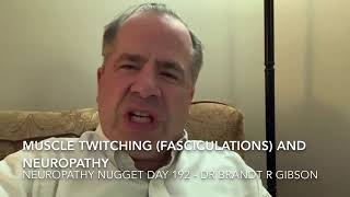 Muscle Twitching Fasciculations And Neuropathy [upl. by Caines]